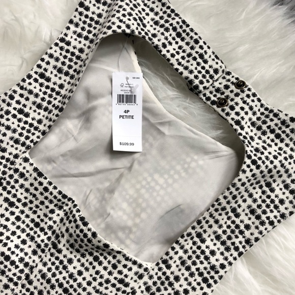 NWT Banana Republic Black & White Dress - Picture 4 of 6